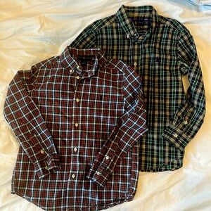 Set of 2 button down Ralph Lauren shirts size 7